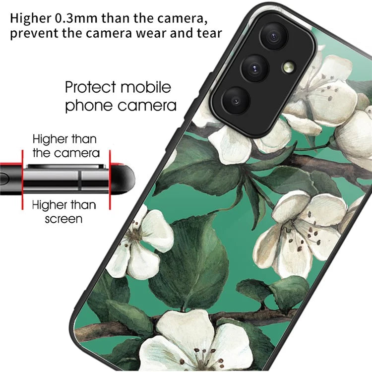 For Samsung Galaxy A35 5G Tempered Glass Case Phone Cover Drop Protection