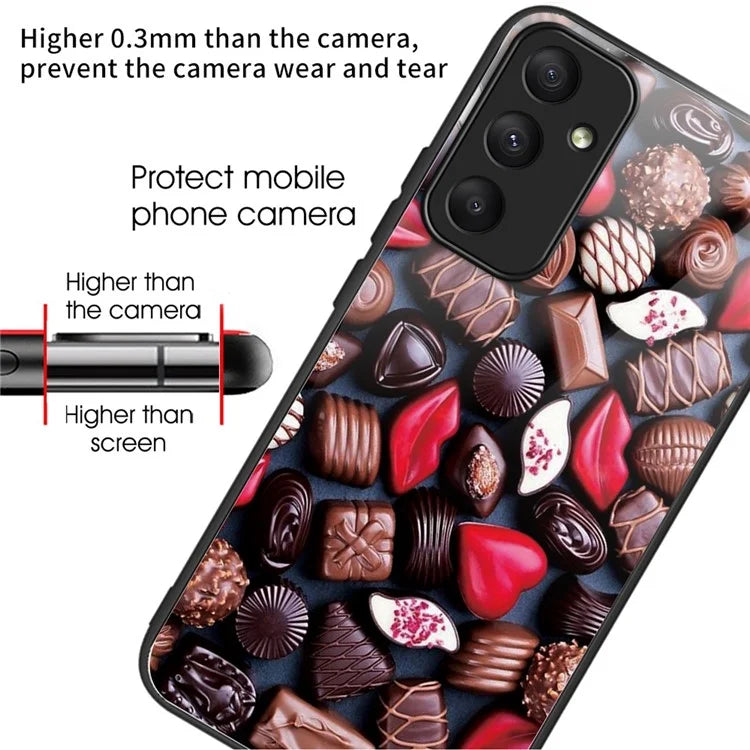 For Samsung Galaxy A35 5G Tempered Glass Case Phone Cover Drop Protection