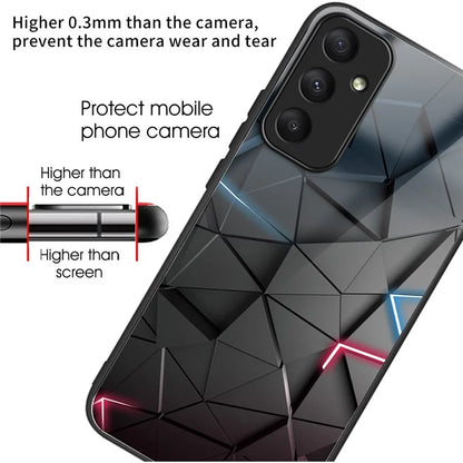 For Samsung Galaxy A35 5G Tempered Glass Case Phone Cover Drop Protection