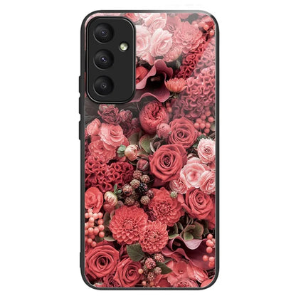 For Samsung Galaxy A55 5G Tempered Glass+TPU Phone Case Pattern Printing