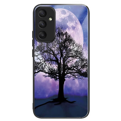 For Samsung Galaxy A55 5G Tempered Glass+TPU Phone Case Pattern Printing