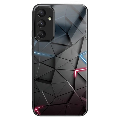For Samsung Galaxy A55 5G Tempered Glass+TPU Phone Case Pattern Printing