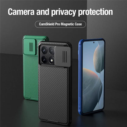 NILLKIN CamShield Pro Series For Xiaomi Redmi K70 5G / K70 Pro 5G Phone Case Slide Camera Protection