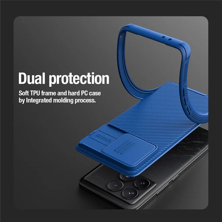 NILLKIN CamShield Pro Series For Xiaomi Redmi K70 5G / K70 Pro 5G Phone Case Slide Camera Protection