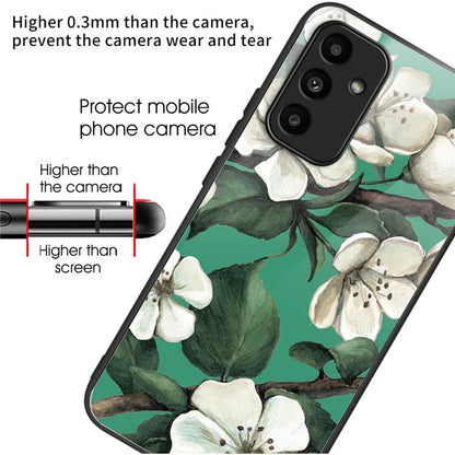 For Samsung Galaxy A15 4G / 5G Phone Case Pattern Printing Tempered Glass Cover