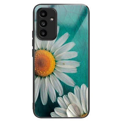 For Samsung Galaxy A15 4G / 5G Phone Case Pattern Printing Tempered Glass Cover