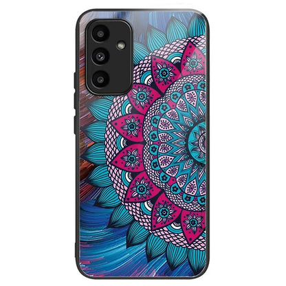 For Samsung Galaxy A15 4G / 5G Phone Case Pattern Printing Tempered Glass Cover