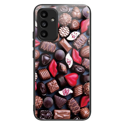 For Samsung Galaxy A15 4G / 5G Phone Case Pattern Printing Tempered Glass Cover