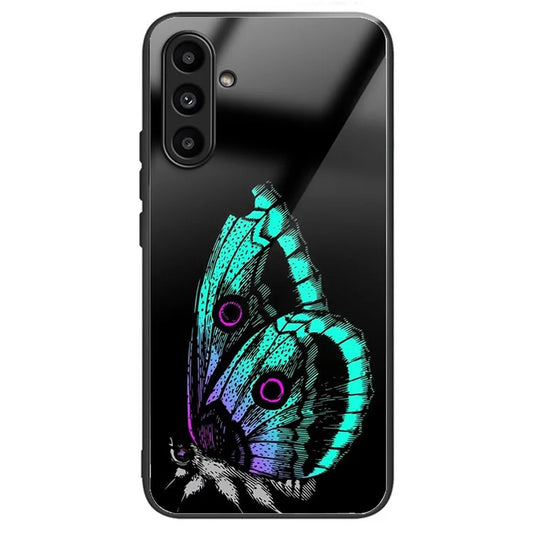 For Samsung Galaxy A14 4G / 5G TPU+Tempered Glass Case Pattern Printing Phone Protector