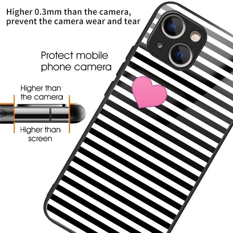 For iPhone 15 Plus Case Drop-resistant Pattern Printing Design Cell Phone Shell