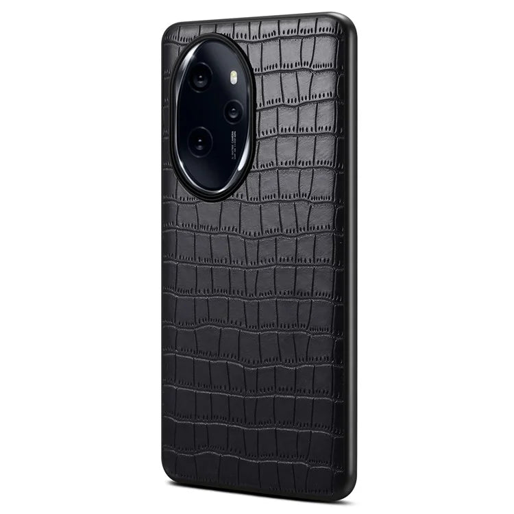 For Honor 100 Pro 5G Case Crocodile Texture Cell Phone PU Leather+PC+TPU Cover