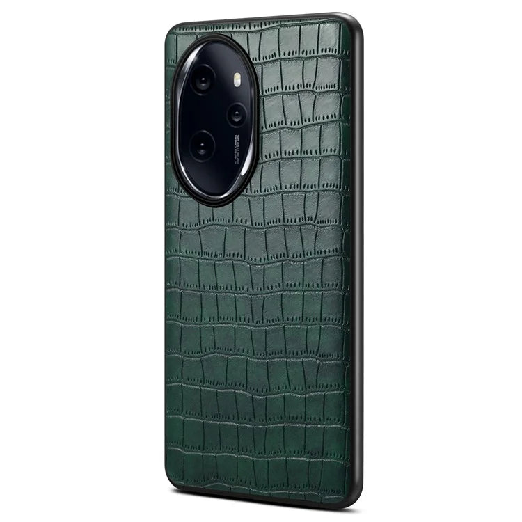 For Honor 100 Pro 5G Case Crocodile Texture Cell Phone PU Leather+PC+TPU Cover