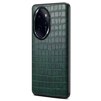 For Honor 100 Pro 5G Case Crocodile Texture Cell Phone PU Leather+PC+TPU Cover