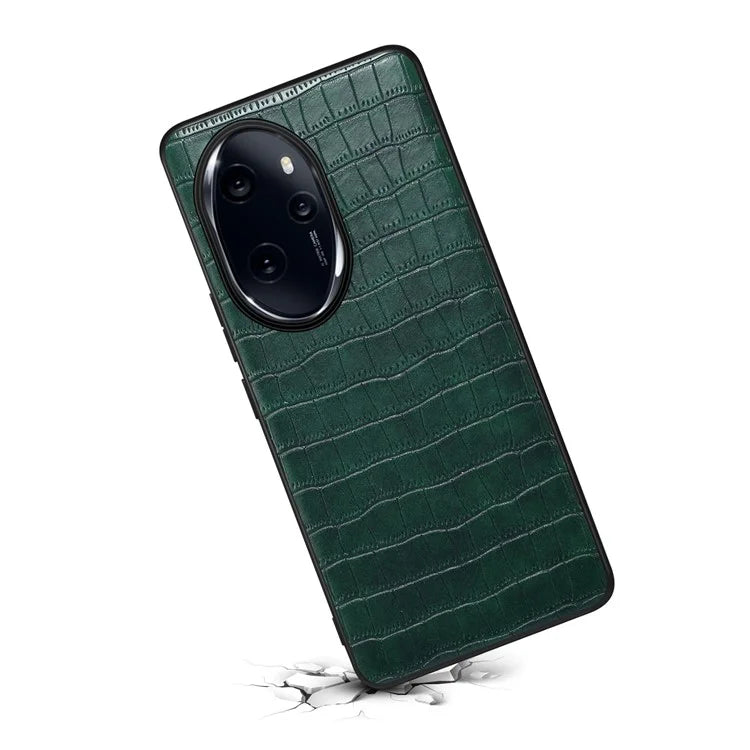 For Honor 100 Pro 5G Case Crocodile Texture Cell Phone PU Leather+PC+TPU Cover