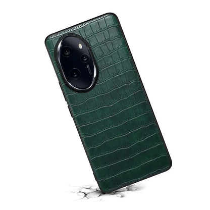 For Honor 100 Pro 5G Case Crocodile Texture Cell Phone PU Leather+PC+TPU Cover