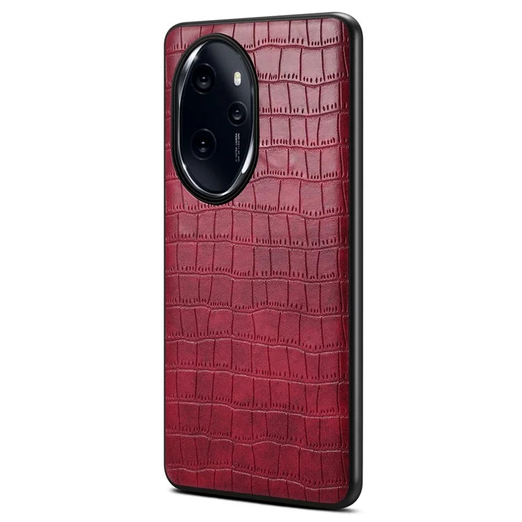 For Honor 100 Pro 5G Case Crocodile Texture Cell Phone PU Leather+PC+TPU Cover
