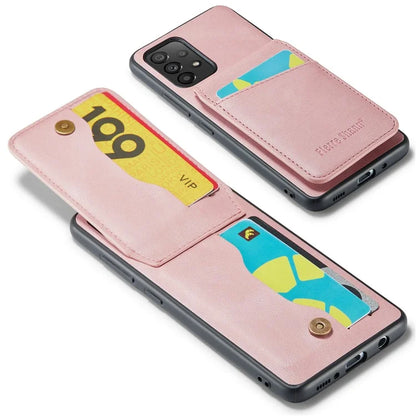 FIERRE SHANN For Samsung Galaxy A23 4G / A23 5G (Global Version) Card Slots Cell Phone Case