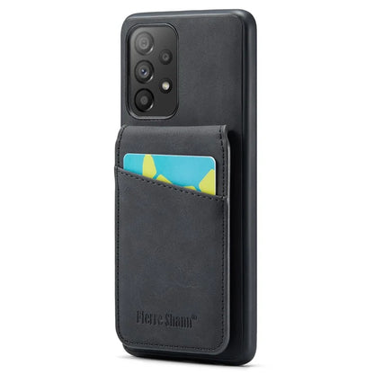 FIERRE SHANN For Samsung Galaxy A23 4G / A23 5G (Global Version) Card Slots Cell Phone Case