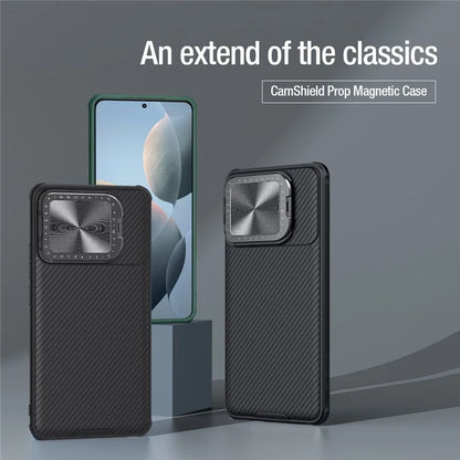 NILLKIN CamShield Prop Magnetic Series for Xiaomi Redmi K70 5G / K70 Pro 5G Case Lens Cover Kickstand Phone Shell