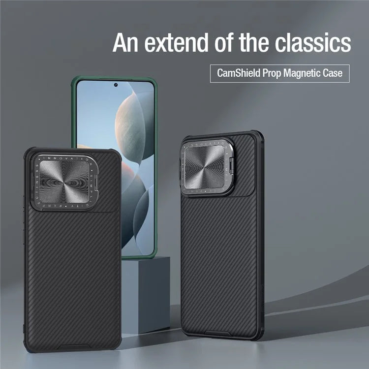 NILLKIN CamShield Prop Magnetic Series for Xiaomi Redmi K70 5G / K70 Pro 5G Case Lens Cover Kickstand Phone Shell