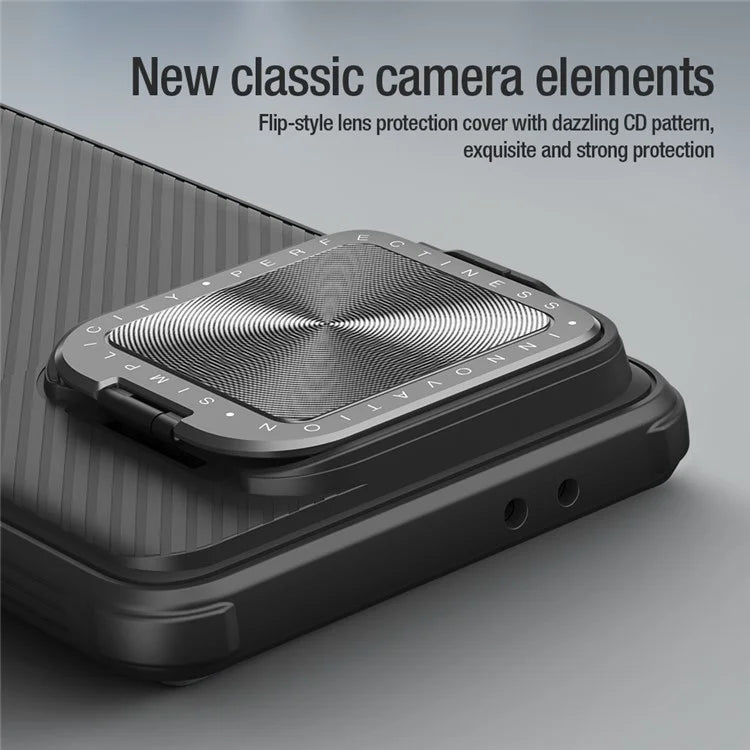 NILLKIN CamShield Prop Magnetic Series for Xiaomi Redmi K70 5G / K70 Pro 5G Case Lens Cover Kickstand Phone Shell