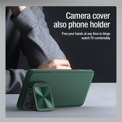 NILLKIN CamShield Prop Magnetic Series for Xiaomi Redmi K70 5G / K70 Pro 5G Case Lens Cover Kickstand Phone Shell