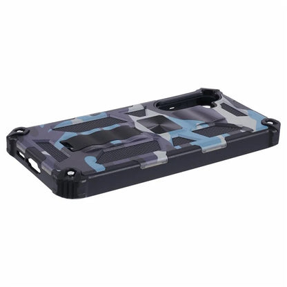 For Samsung Galaxy A55 5G Phone Case Kickstand Protective Cover Camouflage Pattern