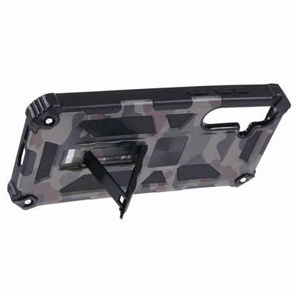 For Samsung Galaxy A55 5G Phone Case Kickstand Protective Cover Camouflage Pattern