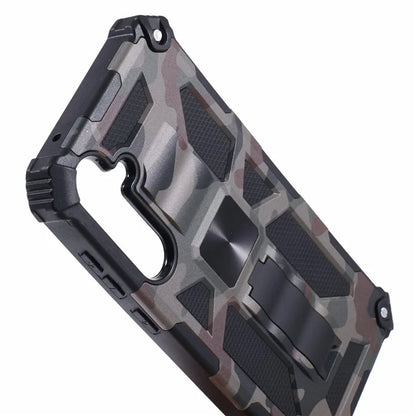 For Samsung Galaxy A55 5G Phone Case Kickstand Protective Cover Camouflage Pattern