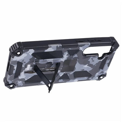 For Samsung Galaxy A55 5G Phone Case Kickstand Protective Cover Camouflage Pattern