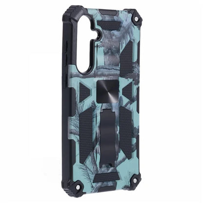 For Samsung Galaxy A55 5G Phone Case Kickstand Protective Cover Camouflage Pattern