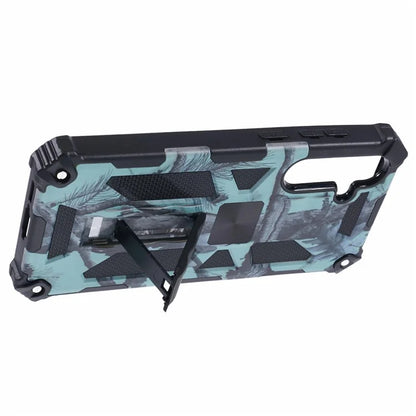 For Samsung Galaxy A55 5G Phone Case Kickstand Protective Cover Camouflage Pattern