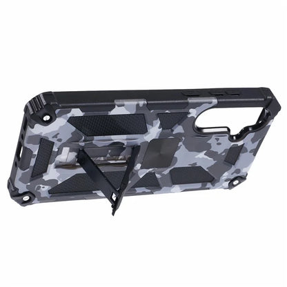For Samsung Galaxy A35 5G Kickstand Cover Camouflage Pattern Armor Phone Case