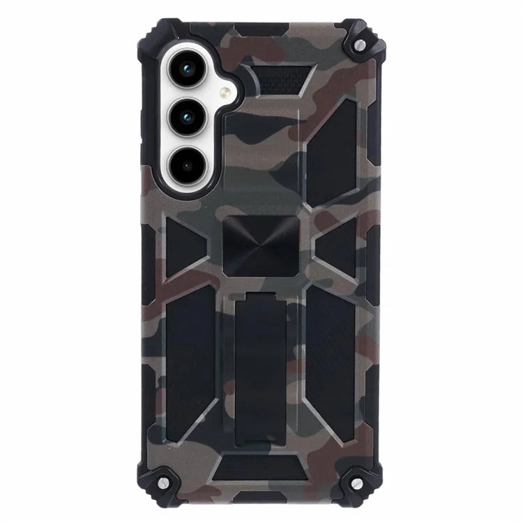 For Samsung Galaxy A35 5G Kickstand Cover Camouflage Pattern Armor Phone Case