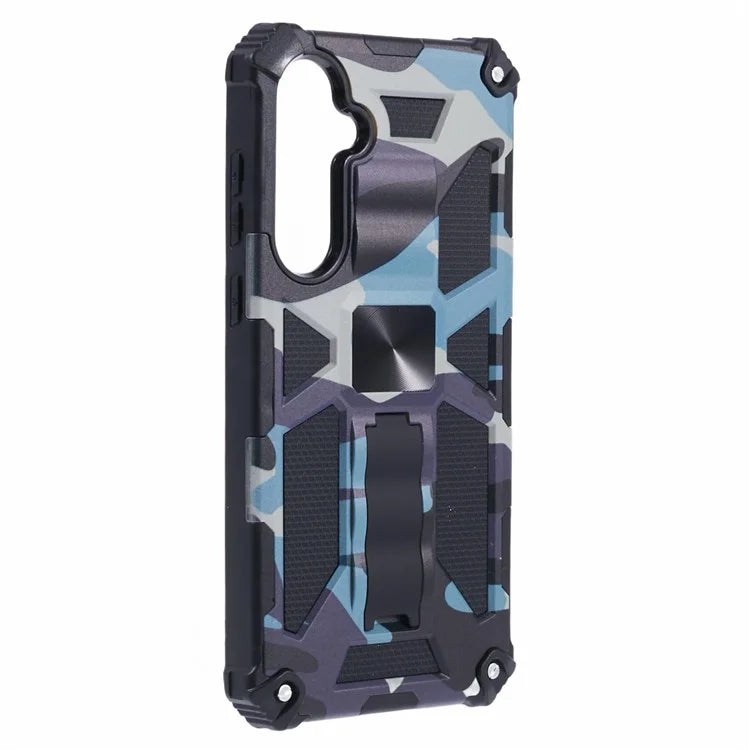 For Samsung Galaxy A35 5G Kickstand Cover Camouflage Pattern Armor Phone Case