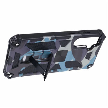 For Samsung Galaxy A35 5G Kickstand Cover Camouflage Pattern Armor Phone Case