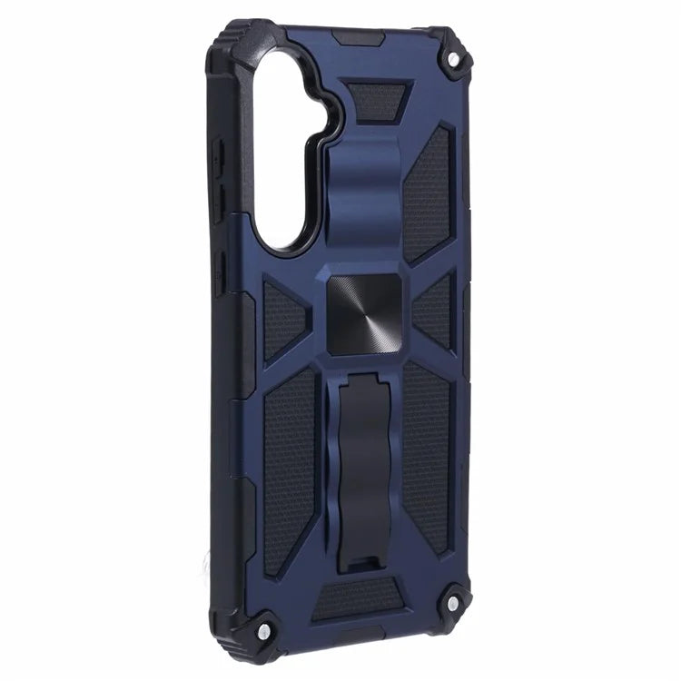 For Samsung Galaxy A35 5G Phone Case with Car Mount Kickstand PC + TPU Protective Cover