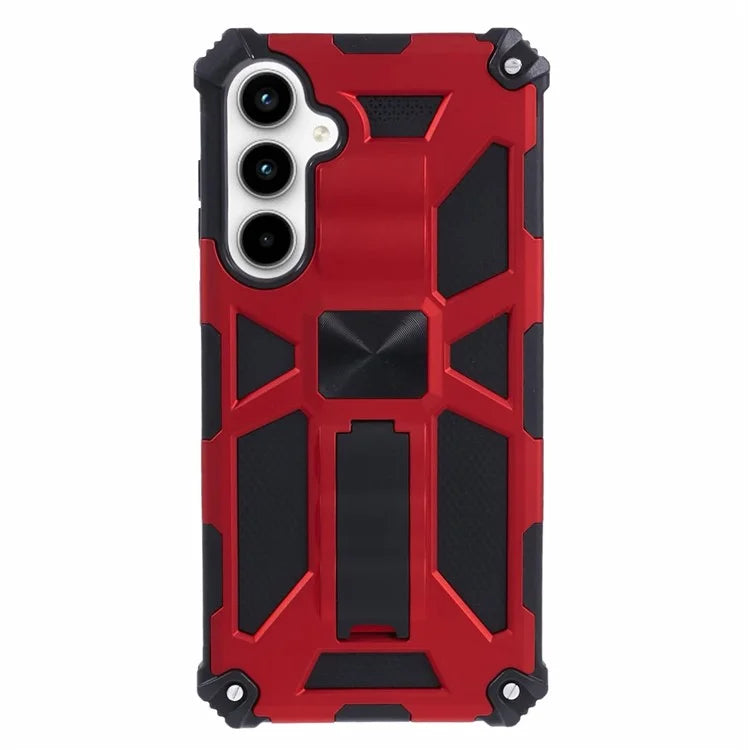 For Samsung Galaxy A35 5G Phone Case with Car Mount Kickstand PC + TPU Protective Cover