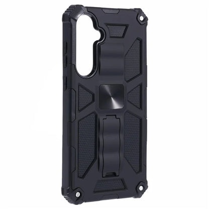 For Samsung Galaxy A35 5G Phone Case with Car Mount Kickstand PC + TPU Protective Cover