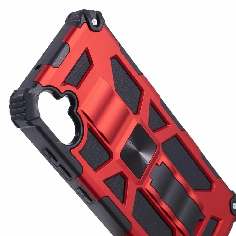 For Samsung Galaxy A05 4G Phone Case Soft TPU Hard PC Tough Armor Shockproof Cover Kickstand