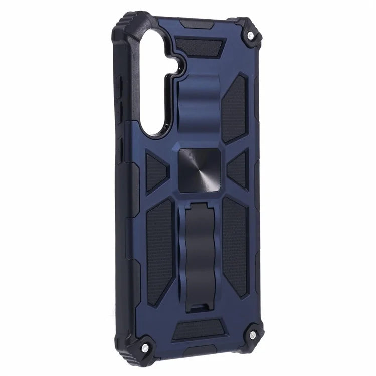 For Samsung Galaxy A55 5G Phone Case Military Grade Armor Phone Cover with Kickstand