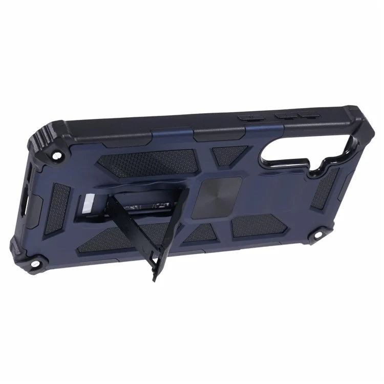 For Samsung Galaxy A55 5G Phone Case Military Grade Armor Phone Cover with Kickstand