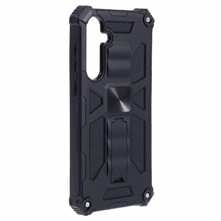 For Samsung Galaxy A55 5G Phone Case Military Grade Armor Phone Cover with Kickstand