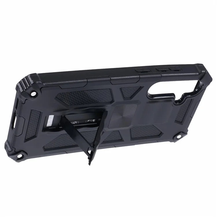 For Samsung Galaxy A55 5G Phone Case Military Grade Armor Phone Cover with Kickstand