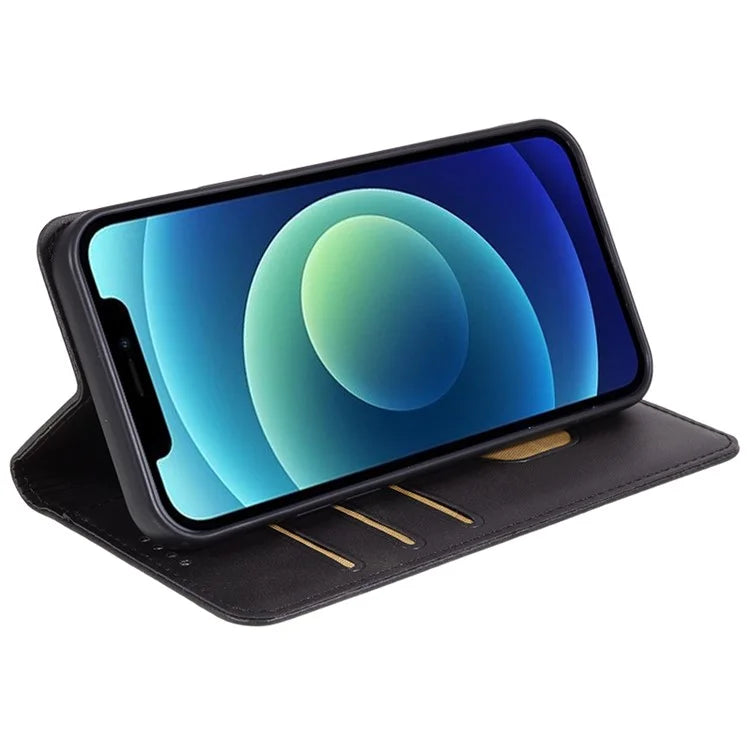 For Huawei nova 12 Pro 5G / nova 12 Ultra 5G Cell Phone Case Anti-fall Calf Texture Leather Wallet Support Stand Cover