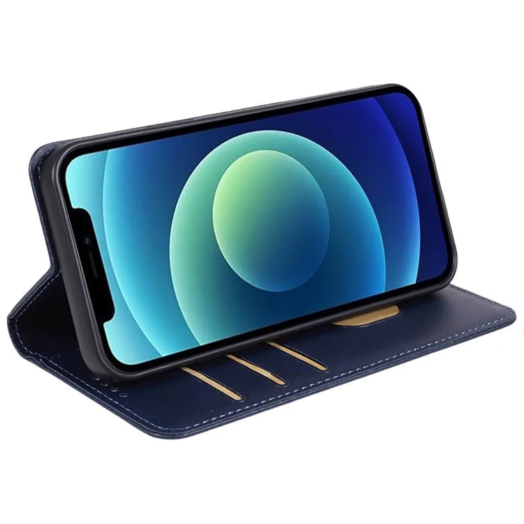 For Huawei nova 12 Pro 5G / nova 12 Ultra 5G Cell Phone Case Anti-fall Calf Texture Leather Wallet Support Stand Cover