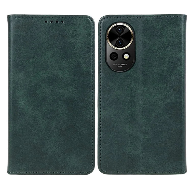 For Huawei nova 12 Pro 5G / nova 12 Ultra 5G Cell Phone Case Anti-fall Calf Texture Leather Wallet Support Stand Cover