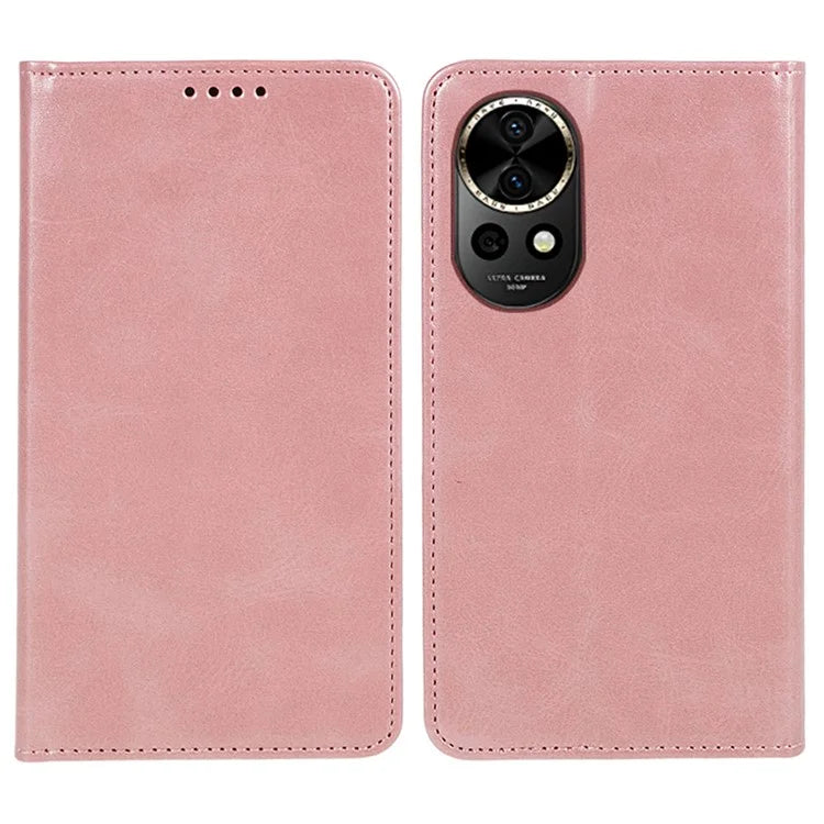 For Huawei nova 12 Pro 5G / nova 12 Ultra 5G Cell Phone Case Anti-fall Calf Texture Leather Wallet Support Stand Cover