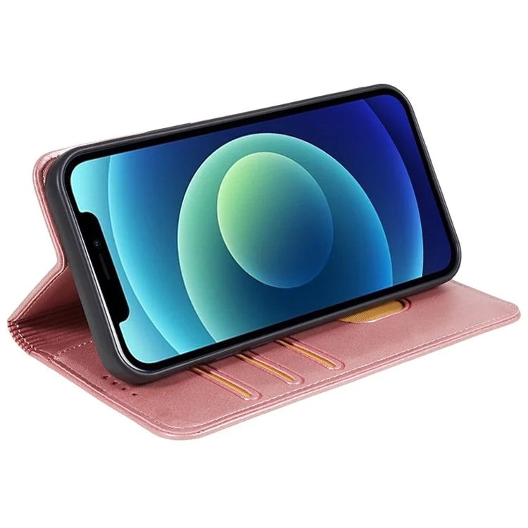For Huawei nova 12 Pro 5G / nova 12 Ultra 5G Cell Phone Case Anti-fall Calf Texture Leather Wallet Support Stand Cover