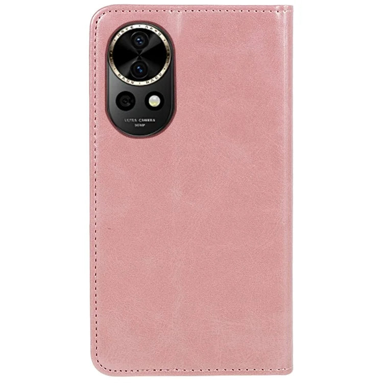 For Huawei nova 12 Pro 5G / nova 12 Ultra 5G Cell Phone Case Anti-fall Calf Texture Leather Wallet Support Stand Cover